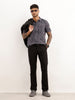Solid Slim Fit Trouser | Black