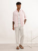 Solid Slim Fit Full Sleeve Shirt | Pink
