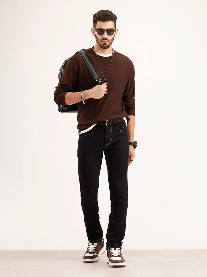 Slim Fit Denim Jeans | Black