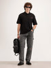 Oversized Back Printed T-Shirt | Black
