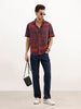 Patchwork Printed AOP Shirt | Red