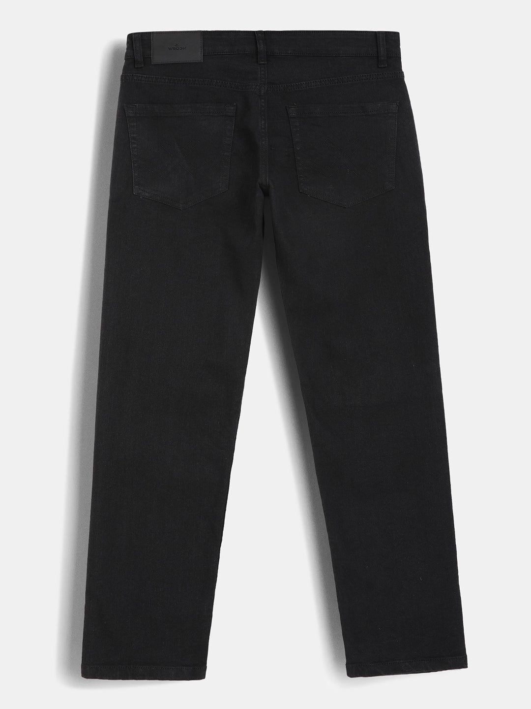 Solid Slim Fit Denim Jeans | Black