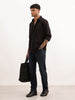 Regular Fit Solid Full Sleeve Shirt | Black | WVSH2567F