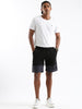 Printed BLock Comfort Shorts