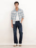 Faded Relaxed Fit Denim Jeans | Dark Blue