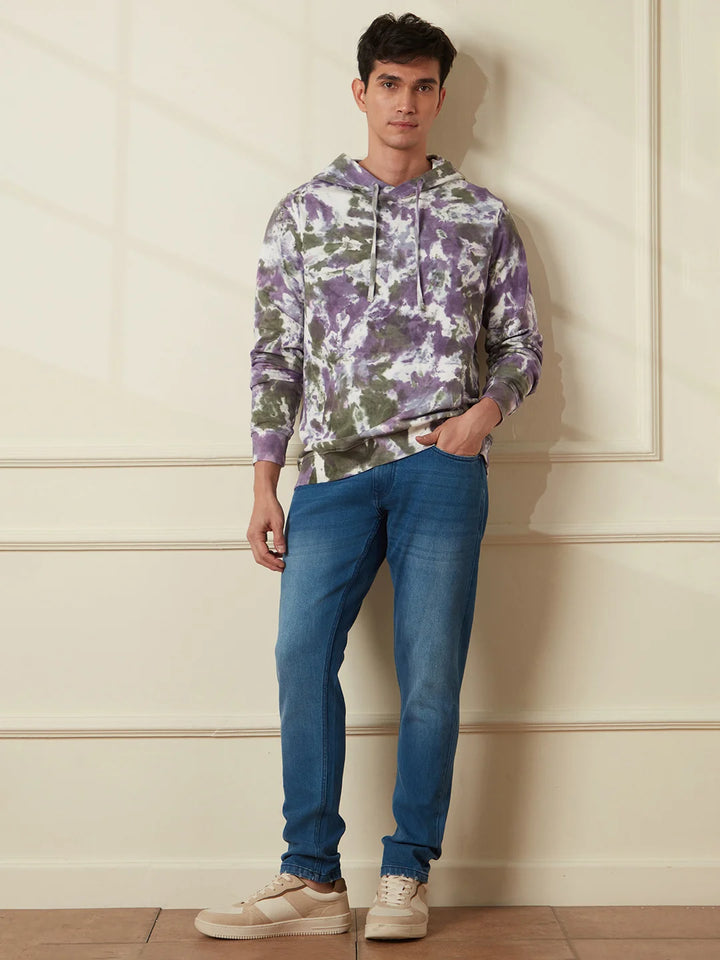 Linen Blend Denim Jeans | Blue