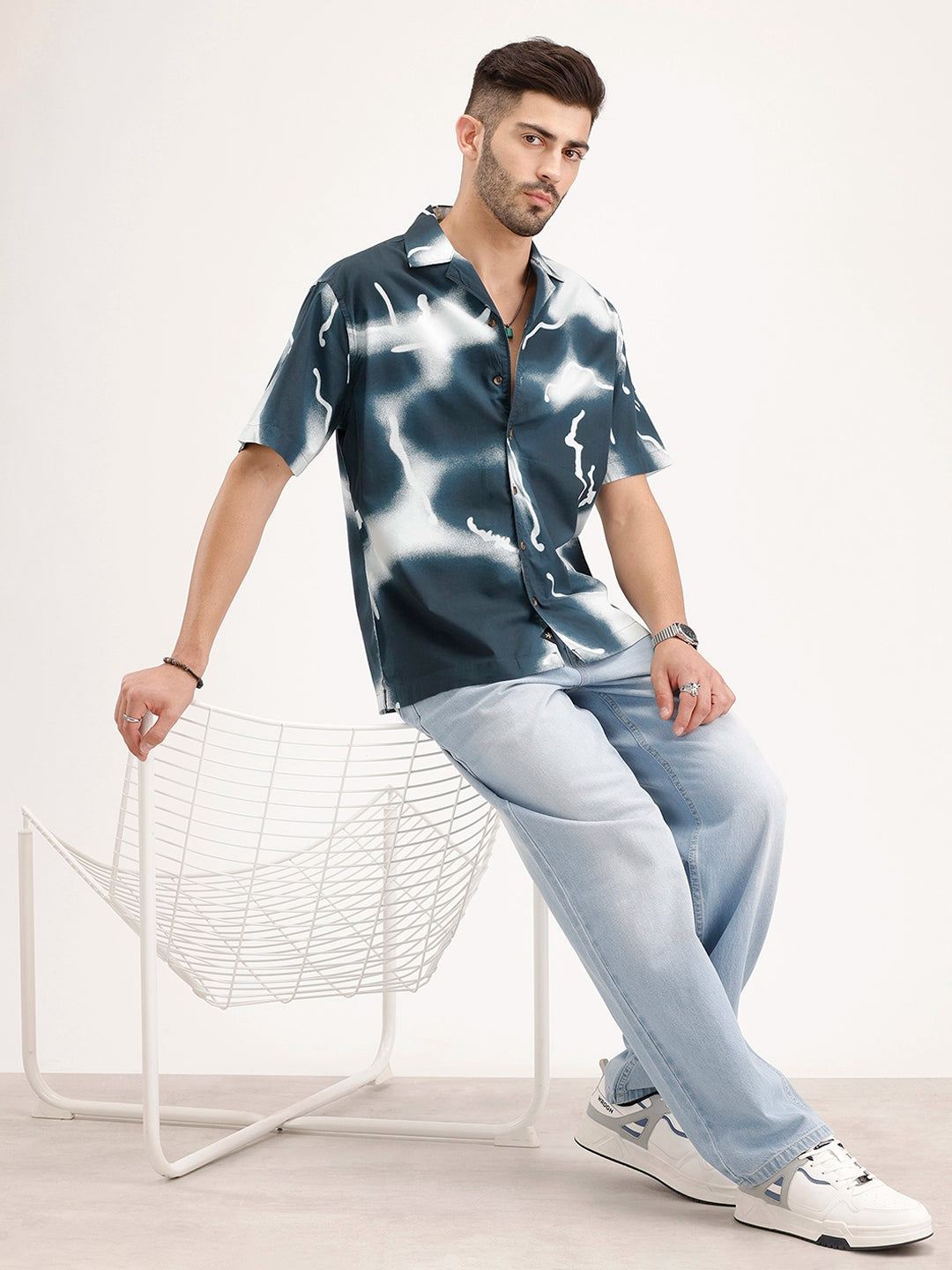 Classic Resort Collar Shirt | Blue