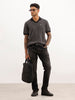 Regular Fit Flat Knit Polo T-Shirt | Blue