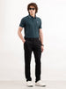 Solid Slim Fit Hyper-Flex Trouser | Black
