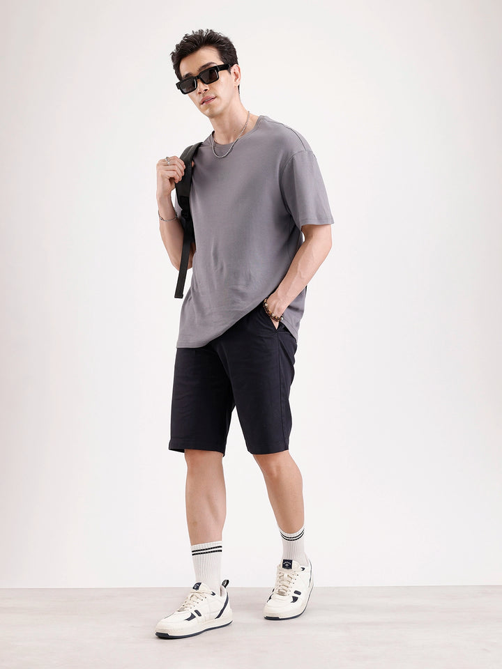 Classic Slim Fit Shorts   |  Black