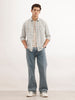Regular Fit Checkered Shirt  | Teal