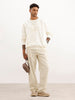 Comfort Fit Foil Printed Sweatshirt | Off White