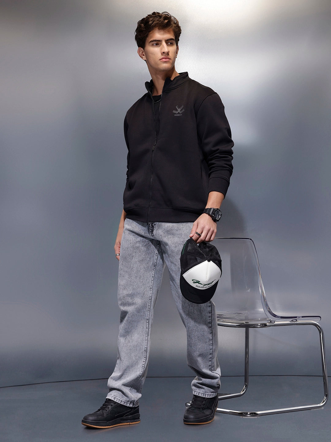 Men's Comfort Fit Sweatshirt | Black