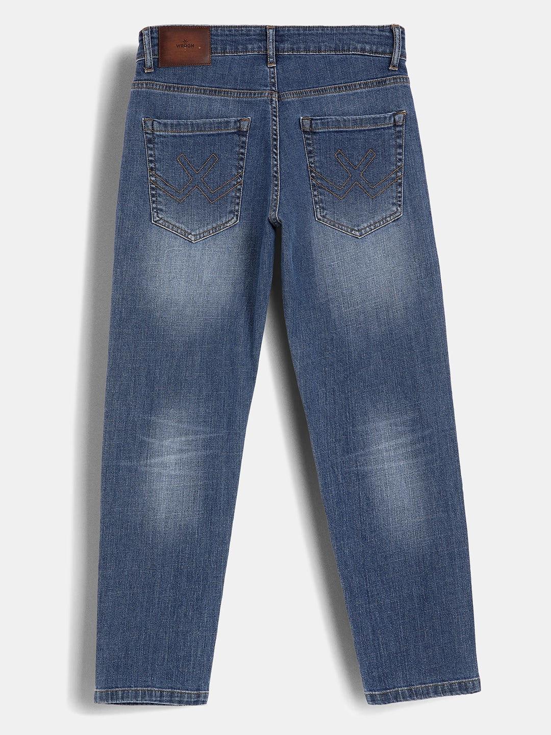 Faded Skinny Crop Denim Jeans | Light Blue