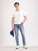 Faded Slim Fit Denim Jeans   |  Blue