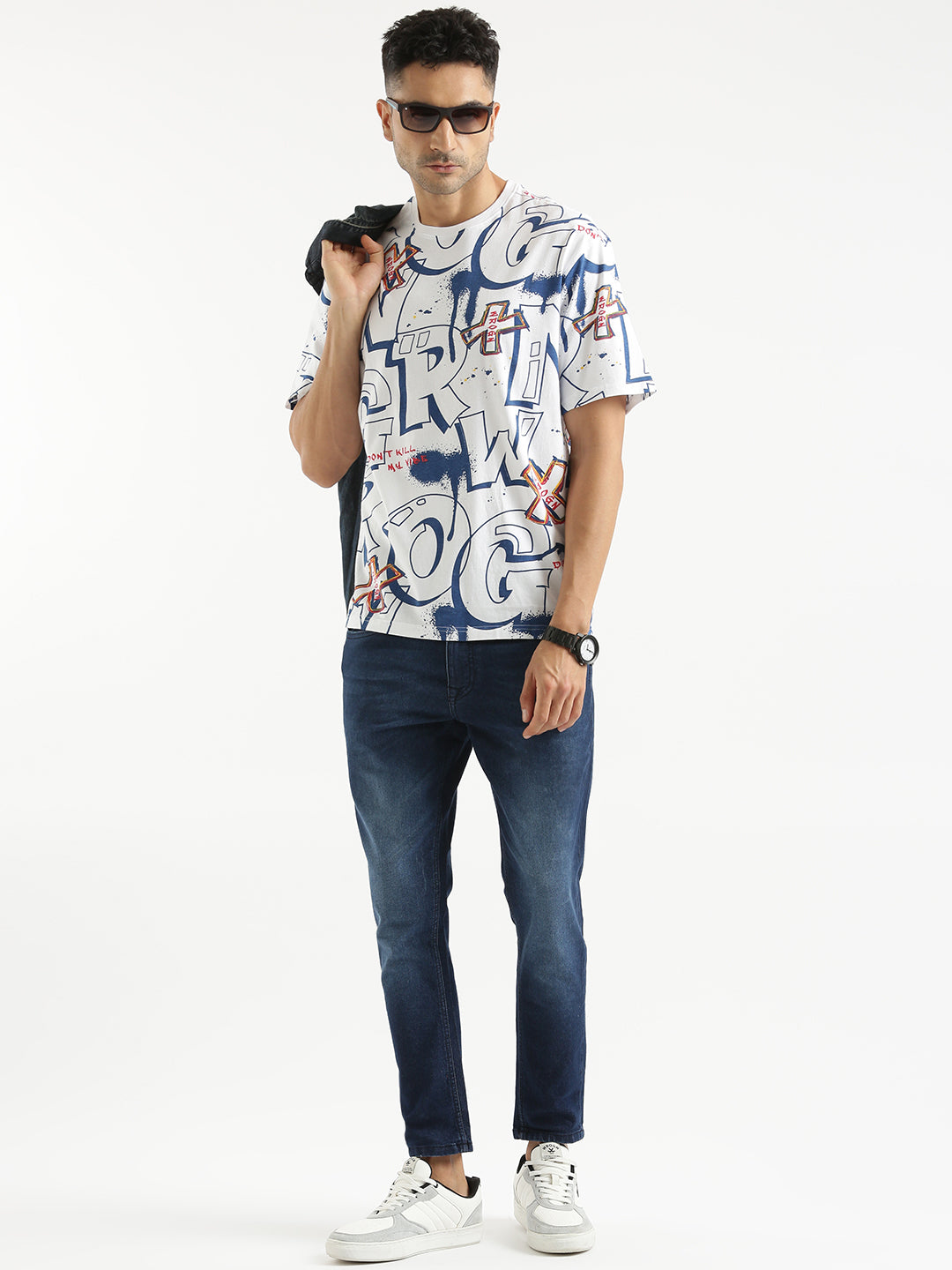 Printed Oversized Casual T-Shirt