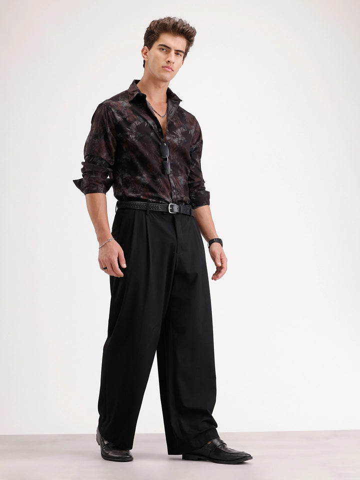 Comfort Fit Full Sleeve AOP Shirt | Multicolor