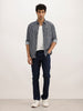 Solid Regular Fit Denim Jeans | Dark Blue