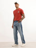Faded Loose Fit Denim Jeans | Light Blue