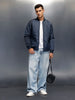 Men's causal regular fit bomber jacket | Navy Blue