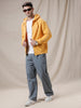 Solid Snug Yellow Hoodie