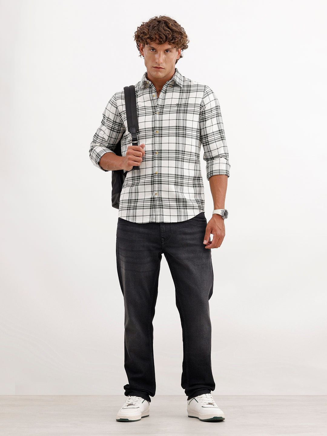 Faded Slim Fit Denim Jeans | Dark Grey