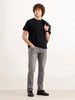 Solid Slim Fit Denim Jeans  | Grey