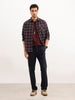 Solid Slim Fit Pleated Trouser | Navy Blue | WTR0100SL5055M