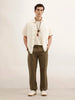 Anti Fit Solid Trouser | Olive