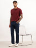 Slim Fit Contrast Stitch Denim Jeans | Blue | WVJN2806F