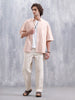 Men’s Casual Oversized Plus Fit Checked Shirt | Orange