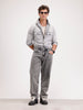 Slim Fit Faded Denim Shirt  | Grey