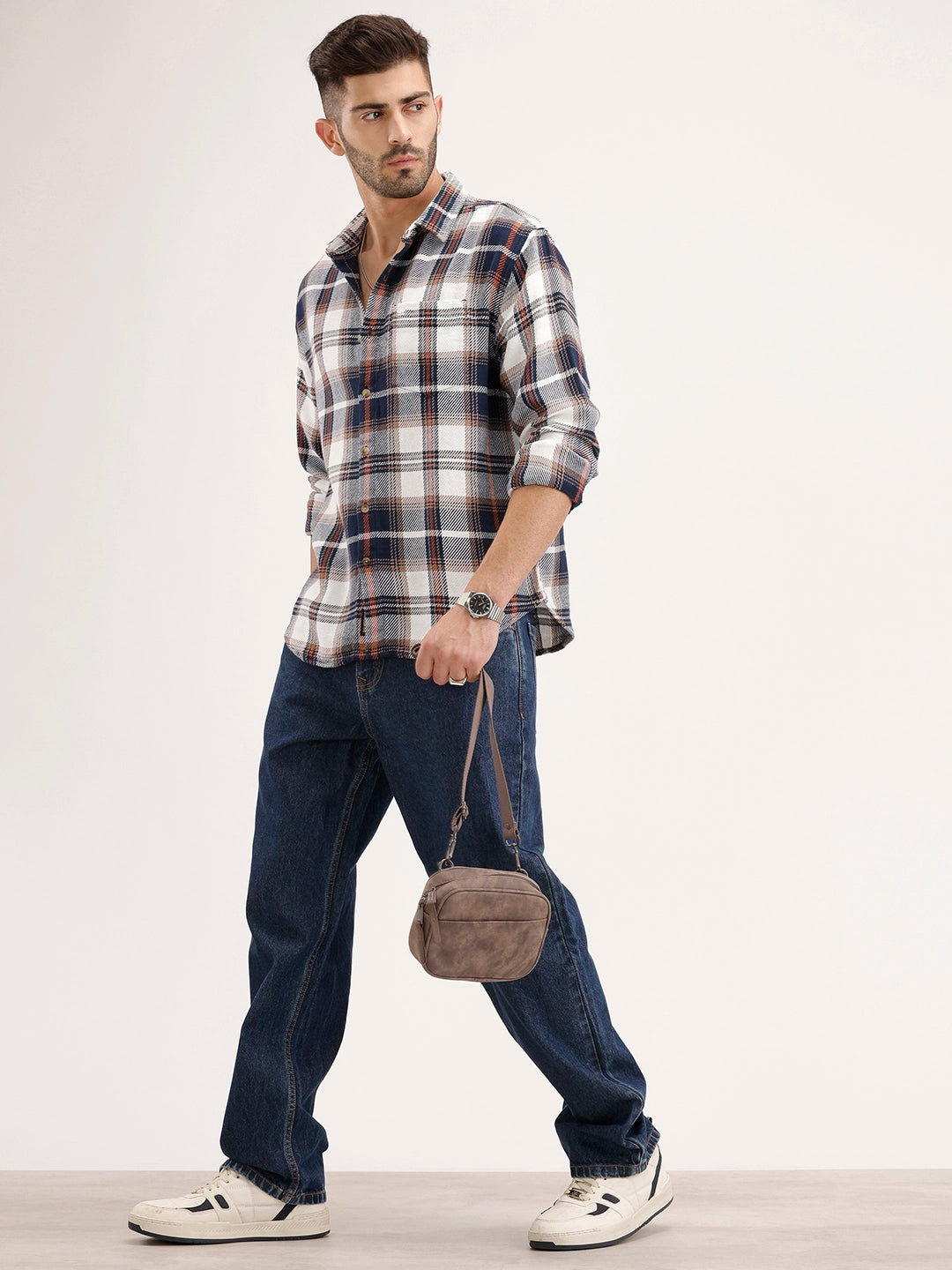 Comfort Fit Checkered Shirt | Multicolor