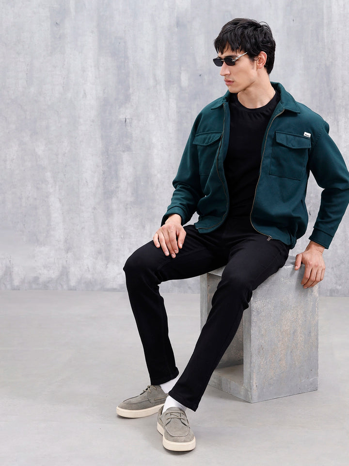 Men's Casual Slim Fit Jeans | Black