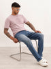 Slim Fit Faded Butter Denim Jeans | Light Blue