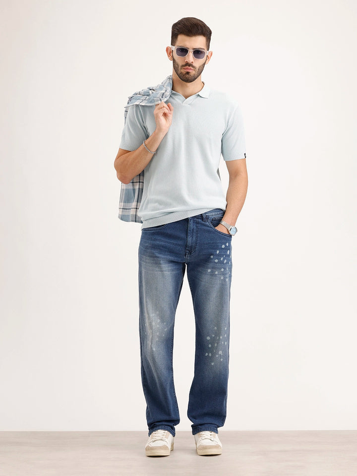 Anti Fit Denim Jeans | Blue