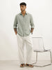 Solid Slim Fit Full Sleeve Shirt | Olive