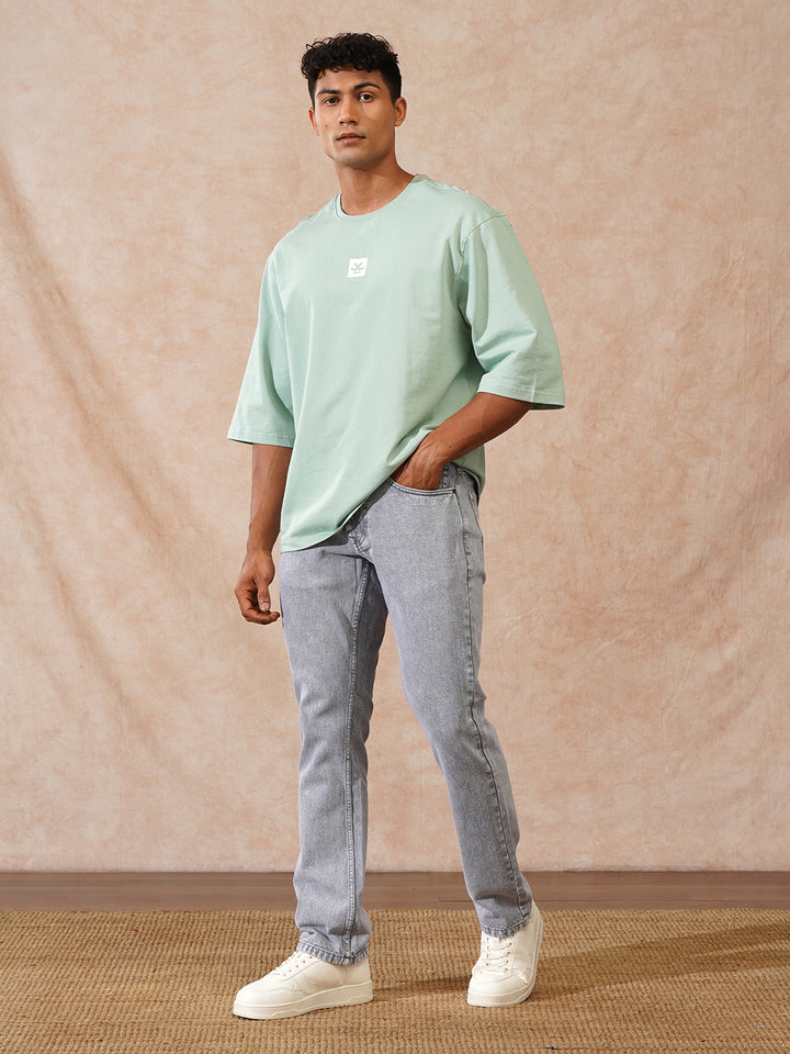 Heavy Fade Straight Fit Jeans | Grey