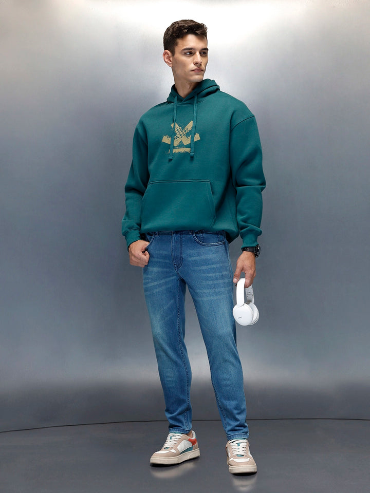 Men's Casual Skinny Crop Fit Jeans | Blue