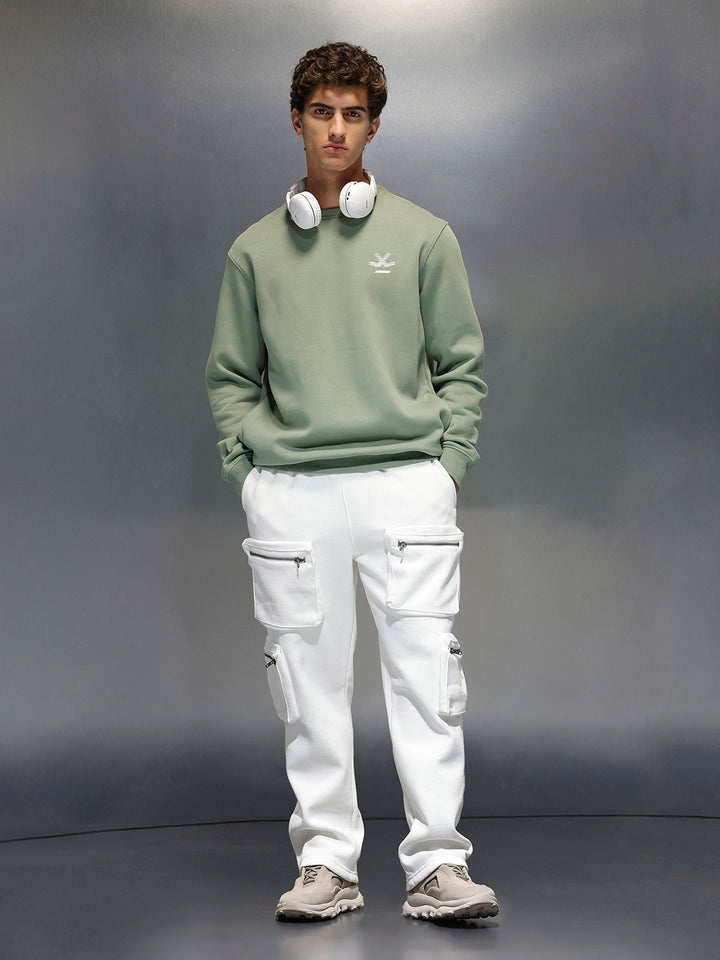 Men's Straight Fit 3D Pocket Cargo  |  Off White