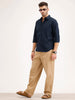 Solid Regular Fit Shirt | Navy Blue