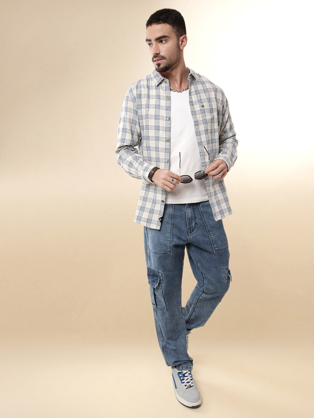 Blue Checks Prime Woven Shirt