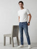 Straight Fit Denim Jeans | Light Blue