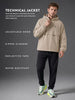 Technical Hooded Jacket | Active | Beige
