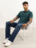 Regular Fit Tipping Collar Polo T-Shirt | Teal