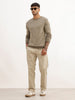 Classic Knitted Full Sleeve Sweater | Green