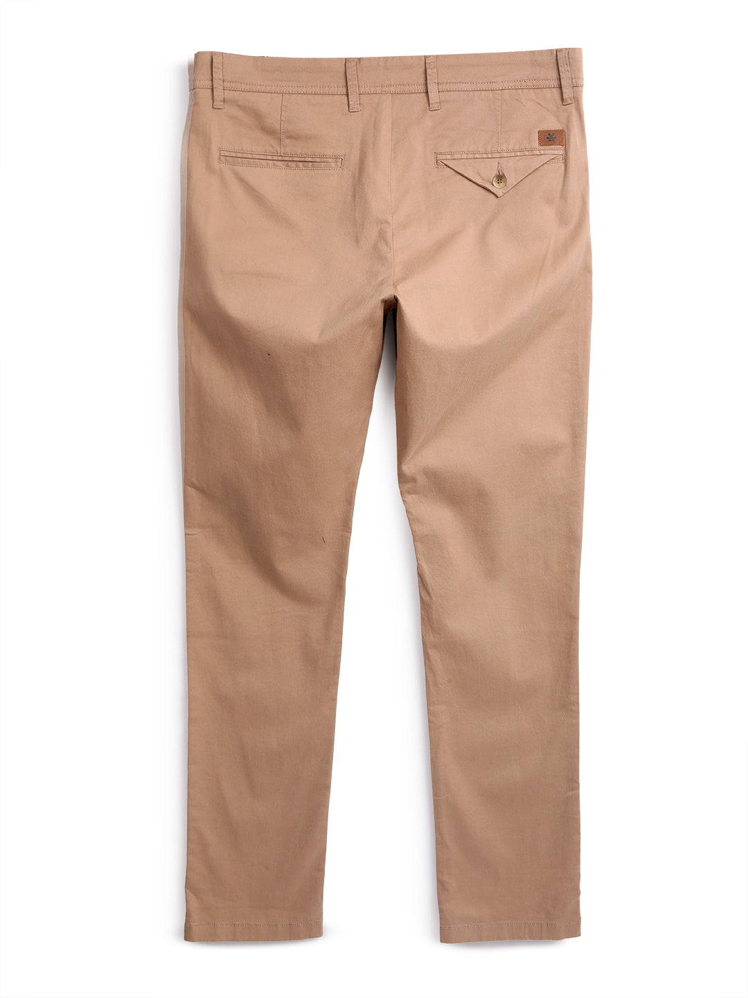 Khaki Twill Slim Fit Trouser