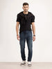 Jogger Fit Denim Jeans | Blue