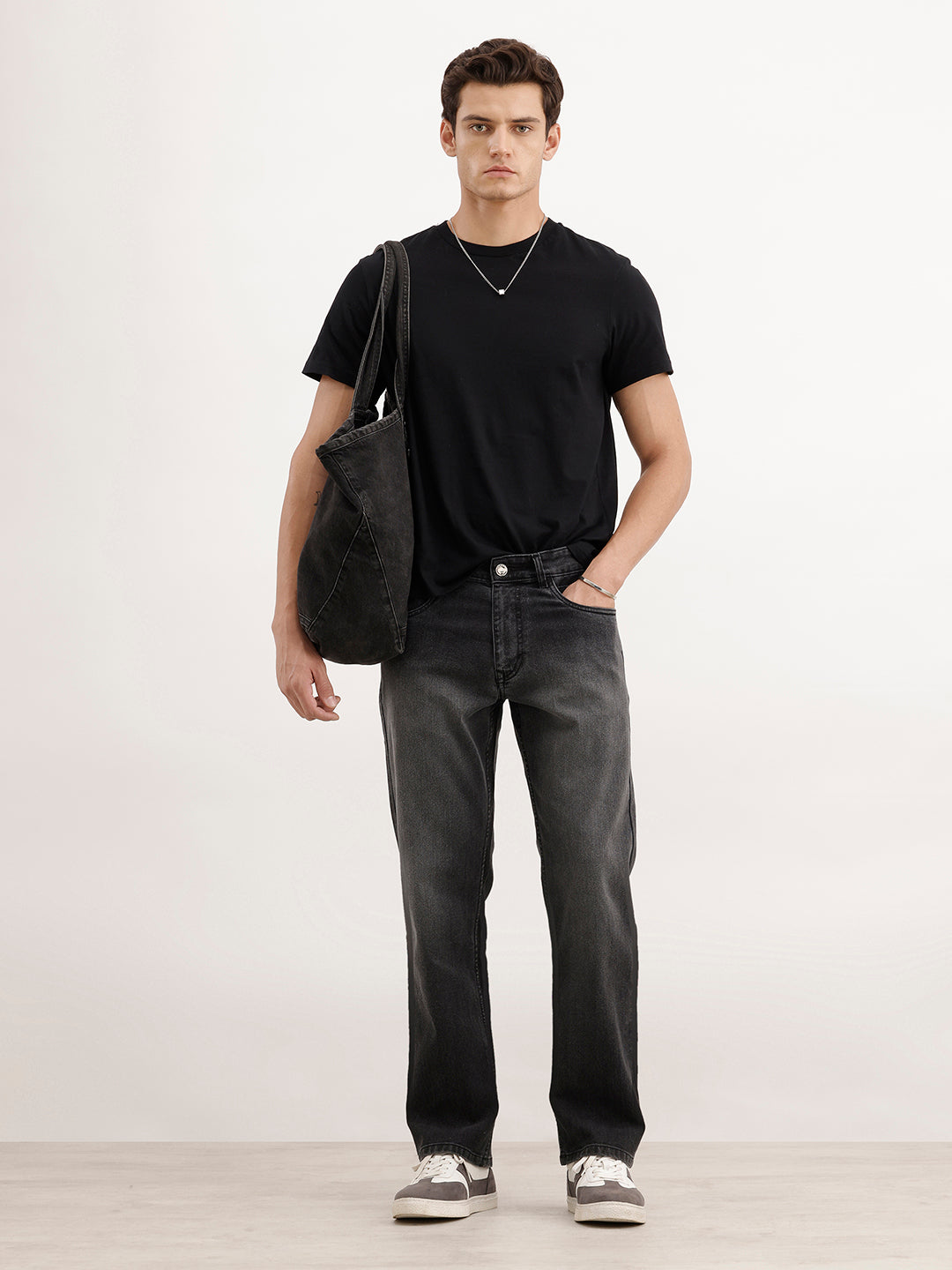 Faded Anti Fit Denim Jeans  | Grey