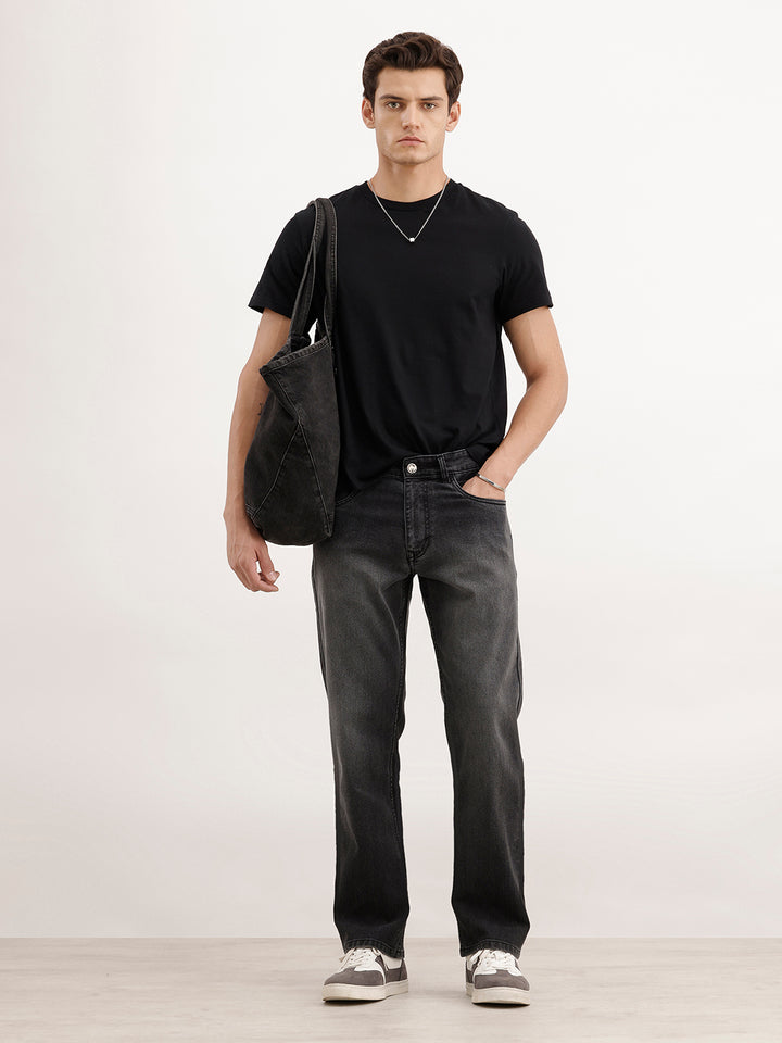 Faded Anti Fit Denim Jeans  | Grey